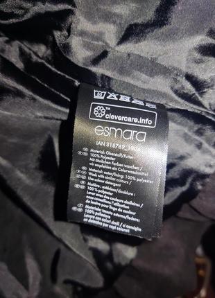 Черная модная куртка-кофта esmara на застежке велюр мягкая6 фото