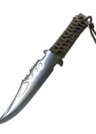 Ніж метальний к5 у чохлі (з зазубринами) 29 см ніж метальний у чохлі