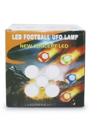 Складная светодиодная лампа 40 вт e27 led light football ufo lamp ac 85-265v оранжевая светодиодная лампа8 фото