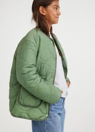 Стеганая демисезонная куртка для девочки нм