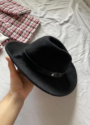 Шляпа черная2 фото
