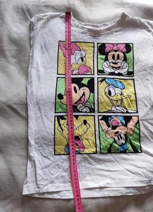 Футболка disney mickey mouse cotton коттон женская детская сказочная мульт6 фото