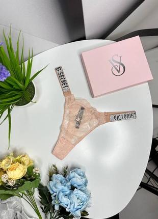 Женские кружевные стринги victoria's secret