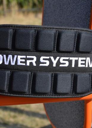 Пояс для тяжелой атлетики спортивный атлетический тренировочный power system...