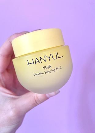 Ночная маска hanyul yuja sleeping mask 70ml