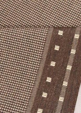 Ковер безворсовый на резиновой основе karat flex run 1963/91 2.00x1.60 м темно коричневый2 фото