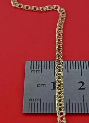 Золотая цепочка цепь 5,03 гр, 55 см, золото 585 проба5 фото