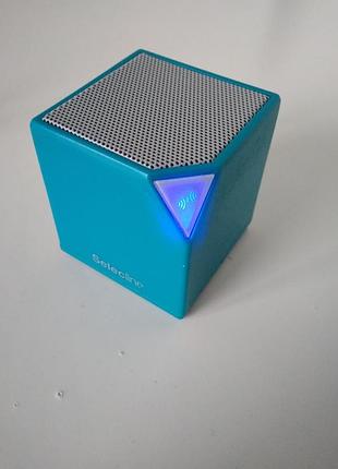 Bluetooth-динамік куб, синій б/у робочий