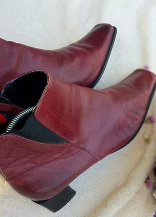 Ботинки сапожки челси натуральная кожа с удлиненным носиком5 фото