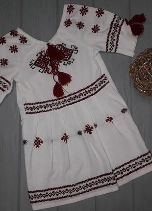 Платье ручной работы на девочку 1-2 года