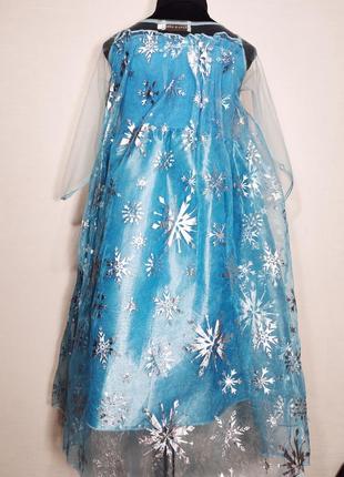 Карнавальне новорічне
 плаття принцеси ельзи фроузен frozen принцесса  эльза холодное сердце5 фото