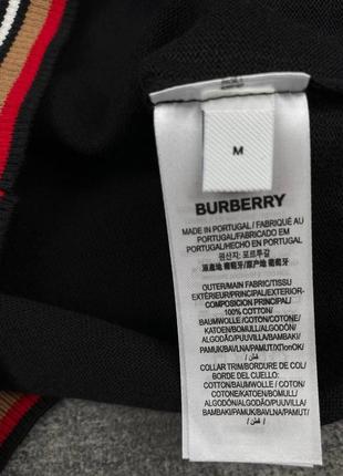 Мужской свитер burberry черный3 фото