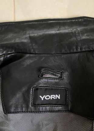Куртка шкіряна демісезонна ексклюзив преміум класу yorn розмір l8 фото