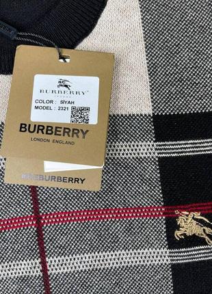 Мужской свитер burberry черный3 фото