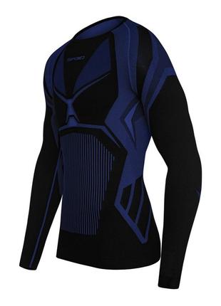 Термокофта чоловіча spaio confidence long sleeve top black royal blue xl sp-cnfds1-blkbl-xl2 фото