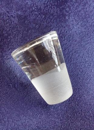 Чехословакия! винтаж карафа (штоф) плотное стекло с напылением сахар позолота...