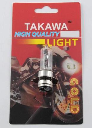 Лампа p15d-25-3 (3 уса)   12v 35w/35w   (белая)   (блистер)   takawa   (mod:a)1 фото