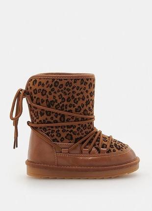 Стильні угги в леопардовий принт