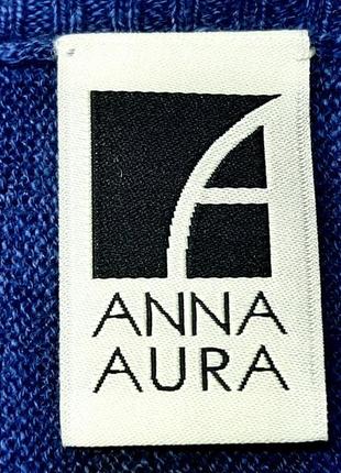 L -3xl льняной трикотажный пуловер anna aura, лен 57%, германия7 фото