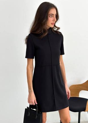 Женское шикарное базовое нарядное платье ангора рубчик женское платье осень весна молочная черная топ продажа люкс качество наложка s m l8 фото