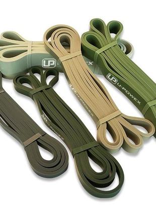 Петли резиновые спортивные эластичные для тренировок резинка для фитнеса u-powex set...