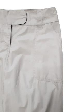 M-l женская юбка h&m, 4 кармана, зауженная юбка из хлопка, с разрезом, стильная, удобная, трендовая6 фото
