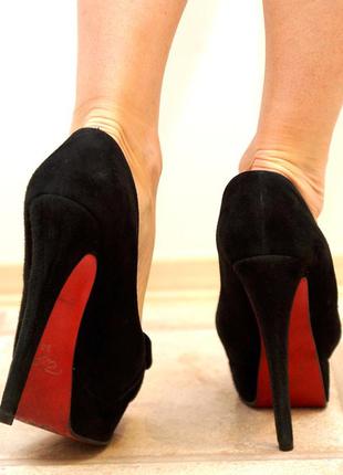 Замшевые туфли с открытым носком epiffani6 фото