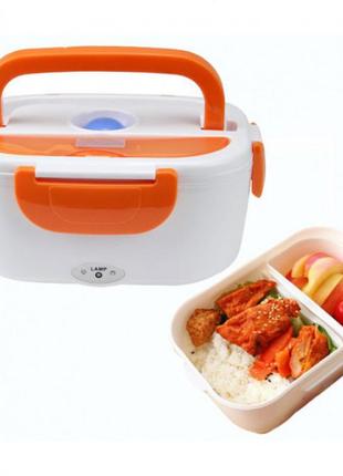 Електричний ланч бокс з підігрівом 220в 40вт electronic lunchbox4 фото