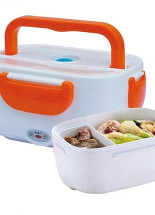 Електричний ланч бокс з підігрівом 220в 40вт electronic lunchbox2 фото