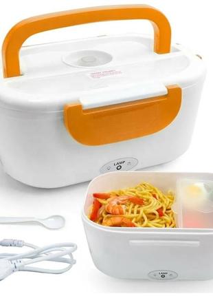 Електричний ланч бокс з підігрівом 220в 40вт electronic lunchbox1 фото