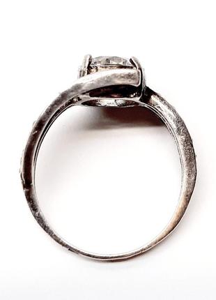 Красивое женское кольцо ссср, 925 пр, позолота10 фото