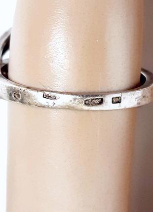 Красивое женское кольцо ссср, 925 пр, позолота5 фото