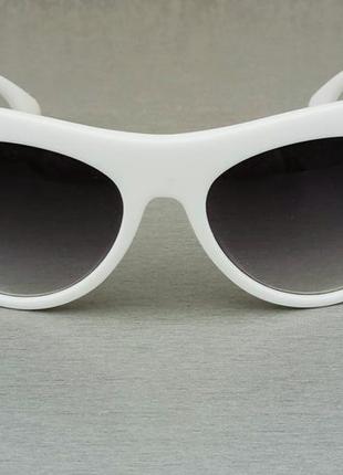 Prada очки женские солнцезащитные в белой оправе3 фото