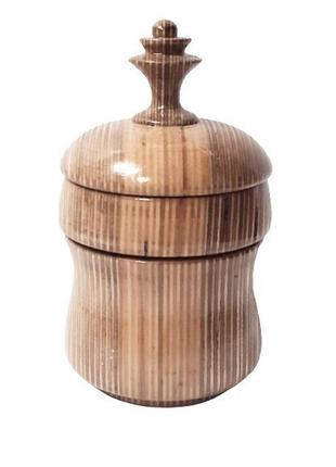 Фигурная шкатулка, деревянная ваза с двойным дном, ручная работа