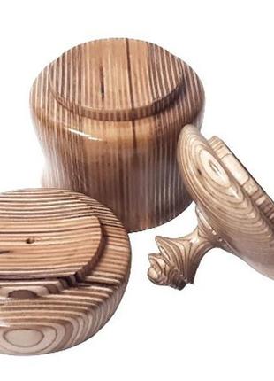 Фигурная шкатулка, деревянная ваза с двойным дном, ручная работа