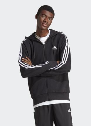 Толстовка essentials french terry 3-stripes sportswear ic0433