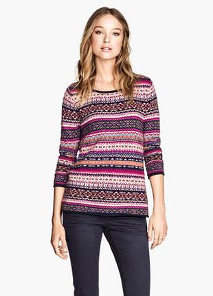 Джемпер fair isle h&m