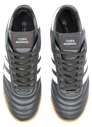 Взуття для футзалу підліткове ad copa mandual ob-3070 чорний-білий8 фото