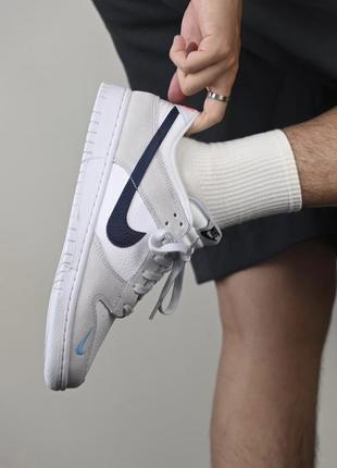 Кросівки чоловічі nike low grey mini swoosh (fj4227-001)6 фото