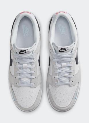 Кросівки чоловічі nike low grey mini swoosh (fj4227-001)4 фото