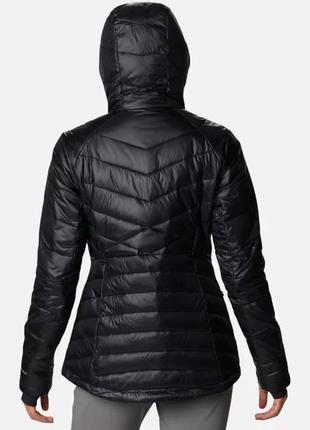 Куртка женская columbia joy peak™ hooded jacket черная2 фото