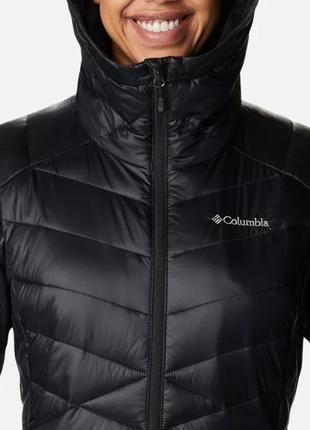 Куртка женская columbia joy peak™ hooded jacket черная4 фото