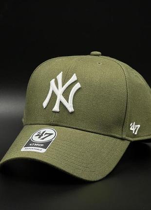 Оригінальна кепка хакі 47 brand new york yankees b-mvpsp17wbp-sw