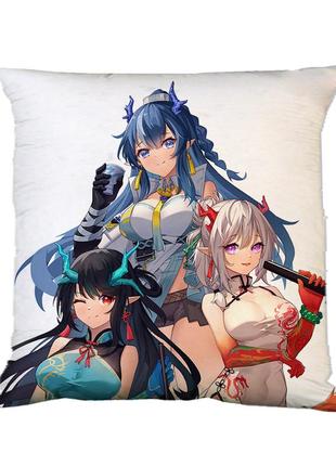Подушка аркнайтс arknights двухсторонняя 40х40см (p0762)