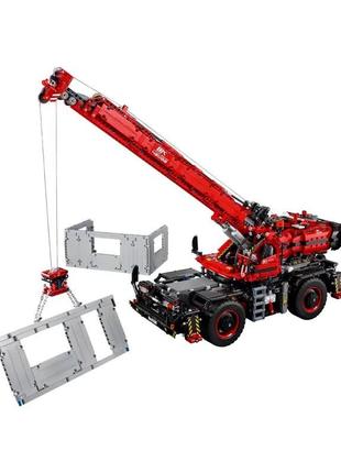 Величезний набір лего технік - підйомний кран [lego technic 42082 - rough terrain crane]2 фото