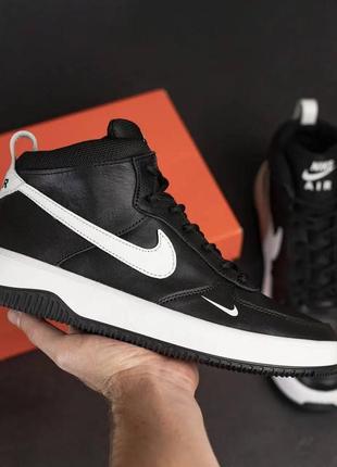 Мужские зимние кроссовки nike air max, мужские зимние кожаные кроссовки, мужские зимние модные кроссовки найк