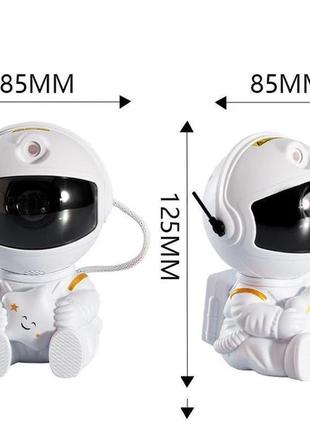 Ночник, проектор звездного неба. космонавт – лазерный светильник, проектор астронавт с...