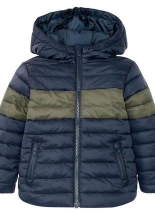 Куртка демісезонна водовідштовхувальна та вітрозахисна для хлопчика lupilu 328111 110 см (4-5 years) темно-синій