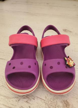 Босоножки crocs с10 для девочки сандалии2 фото