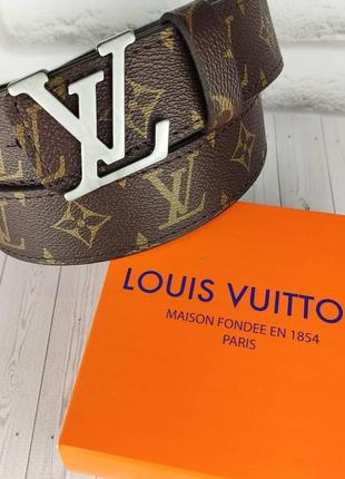 Жіночий шкіряний ремінь louis vuitton луї вітон